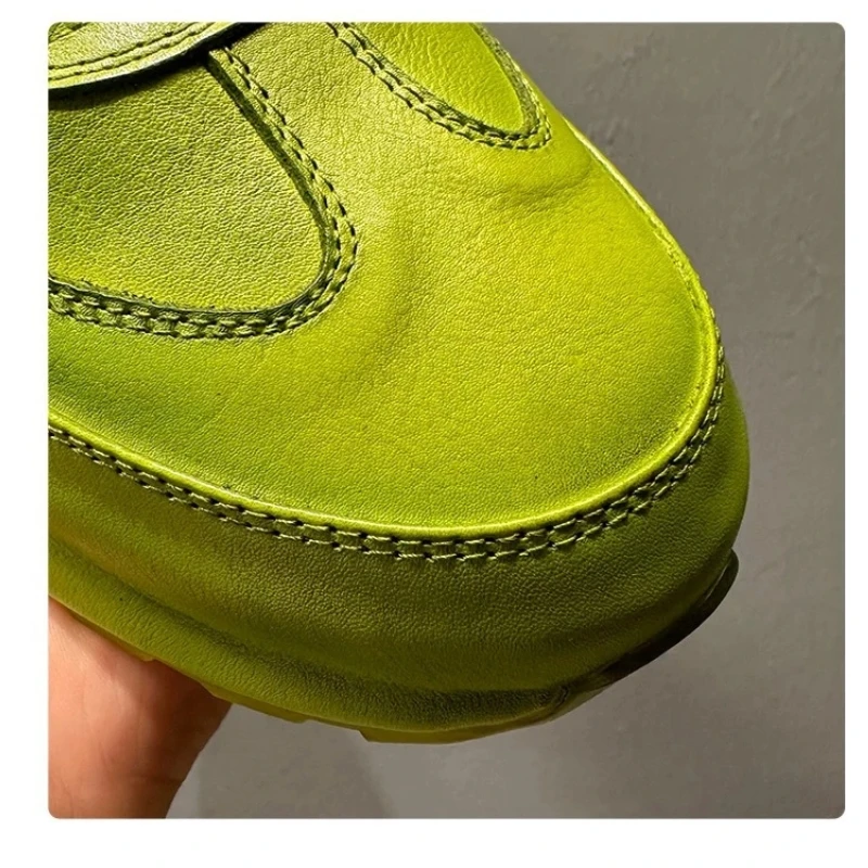 UNITYPUREMAX™ Genuine Leather Low-Top Versatile Comfort Sneakers – Retro Lace-Up Casual Comfort Shoes for Men 4