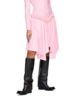 UNITYPUREMAX™ Women's Genuine Leather Knee-High Boots – Square Toe Thick Heel Catwalk Long Boots 6