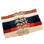 UNITYPUREMAX™ Gold Leaf Elastic Waist Belt – Wide Fashion Belt with Double Hook Buckle for Women Dresses & Skirts 4
