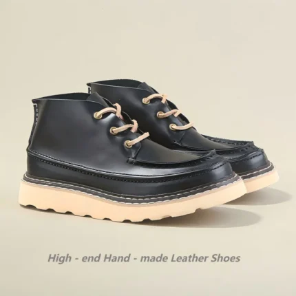 UNITYPUREMAX™ Vintage 875 Leather Ankle Boots Men Durable Workwear Lace-Up Boots