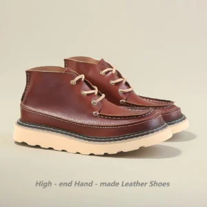 UNITYPUREMAX™ Vintage 875 Leather Ankle Boots Men Durable Workwear Lace-Up Boots