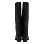 UNITYPUREMAX™ Women's Genuine Leather Knee-High Boots – Square Toe Thick Heel Catwalk Long Boots 3