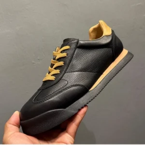 UNITYPUREMAX™ Men’s Classic Cowhide Leather Sneakers – Trendy Casual Running & Board Shoes 1
