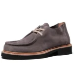 UNITYPUREMAX™ Retro Cow Suede Leather Kangaroo Shoes for Men | Genuine Leather Brown Casual Thick-Soled Desert Boots 1