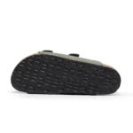 UNITYPUREMAX™ Green Sheepskin Cork Footbed Slides – Arch Support Adjustable Buckle Summer Sandals (Unisex) 3