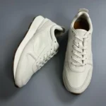 UNITYPUREMAX™ Genuine Men’s Minimalist Leather Sneakers – Thick Sole Lace-Up Casual Walking Shoes 3