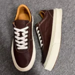 UNITYPUREMAX™ Men’s Genuine Leather Casual Sneakers – Breathable Cowhide Lace-Up Platform Shoes 5