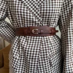 UNITYPUREMAX™ PU Leather Wide Belt – Detachable Pin Buckle Waistband for Women 2