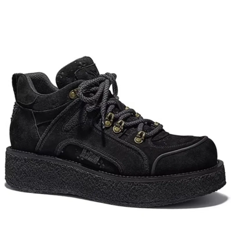 UNITYPUREMAX™ Women’s Genuine Leather Platform Sneakers – Breathable Vulcanized Height-Increasing Casual Shoes 3