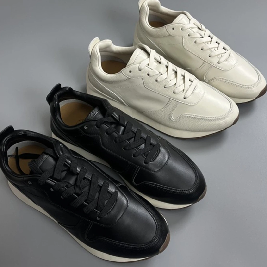 UNITYPUREMAX™ Nordic Leather Vulcanized Sneakers – Men’s Breathable Lace-Up Casual Shoes 1