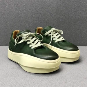 UNITYPUREMAX™ British Thick Sole Leather Sneakers – Height Increasing Casual Oxford Shoes for Men 2