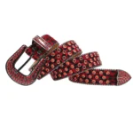 UNITYPUREMAX™ Luxury Rhinestone Skull Belt – PU Leather Studded Strap for Men & Women 6