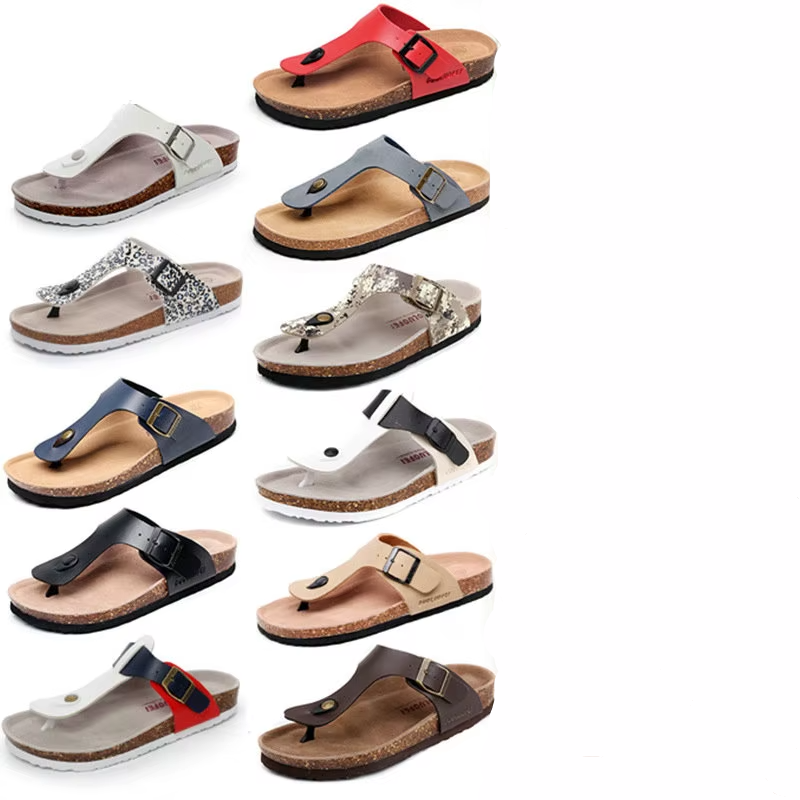 UNITYPUREMAX™ Cork Herringbone Summer Slippers – Lightweight EVA Comfort Beach Flip Flops (Unisex) 1