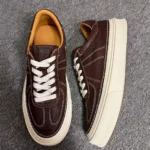 UNITYPUREMAX™ Men’s Genuine Leather Platform Skate Sneakers – Cowhide Lace-Up Casual Trainers 5