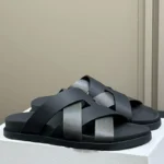 UNITYPUREMAX™ Braided Calfskin Leather Summer Sandals – Slip-On Beach Slippers 4