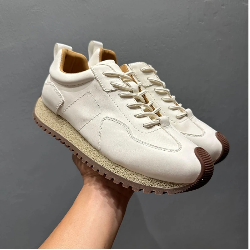 UNITYPUREMAX™ Shell Cordovan Leather Sneakers – Retro Lightweight Shock-Absorbing Training Shoes 5