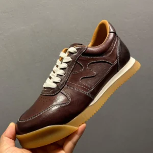 UNITYPUREMAX™ Men’s Soft Leather Casual Sneakers – Breathable Cowhide Sport Training Shoes 1