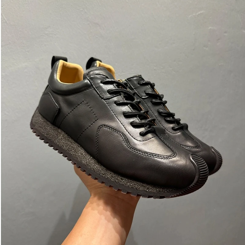 UNITYPUREMAX™ Shell Cordovan Leather Sneakers – Retro Lightweight Shock-Absorbing Training Shoes 6