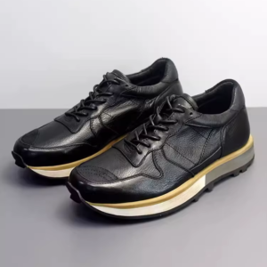 UNITYPUREMAX™ Vintage Leather Platform Running Sneakers for Men