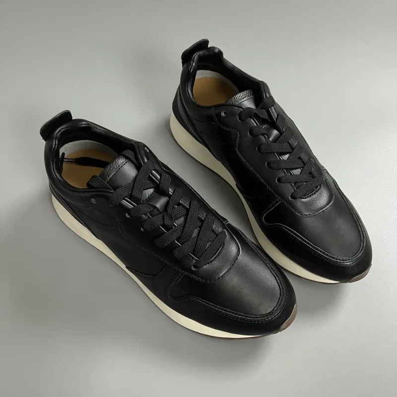 UNITYPUREMAX™ Nordic Leather Vulcanized Sneakers – Men’s Breathable Lace-Up Casual Shoes 8