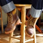 UNITYPUREMAX™ Handcrafted Leather Ankle Motorcycle Boots – Vintage Lace-Up Work & Outdoor Boots for Men 4