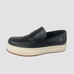 UNITYPUREMAX™ Men’s Washed Leather Loafers – Premium Breathable Slip-On Driving Shoes 1