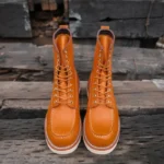 UNITYPUREMAX™ Vintage Handmade Genuine Leather Mid-Calf Motorcycle Boots 2
