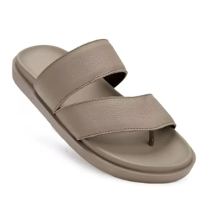 UNITYPUREMAX™ Men’s Genuine Leather Summer Slides – Breathable Platform Clip-Toe Beach Slippers