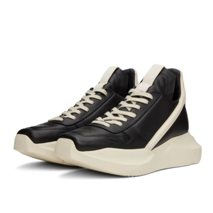 UNITYPUREMAX™ British Chunky Leather Sneakers – Waterproof Lace-Up Casual Board Shoes for Men