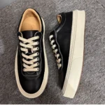 UNITYPUREMAX™ Men’s Korean Style Thick Sole Leather Sneakers – Trendy White Casual Shoes 2