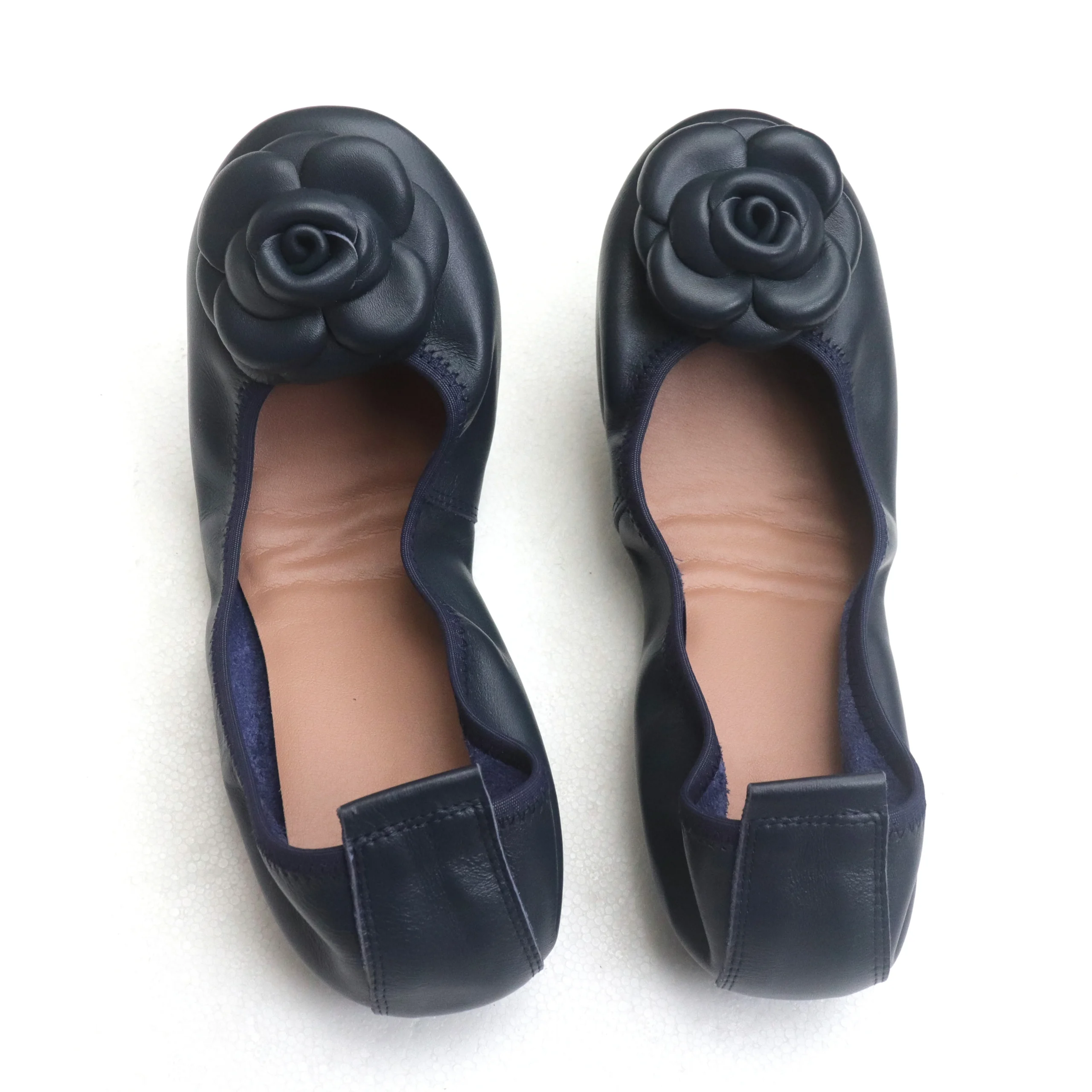 UNITYPUREMAX™ Women's Genuine Cow Leather Flower Loafers – Slip-On Round Toe Ballet Flats Comfortable Casual Shoes (Size 35–43) 5