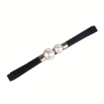 UNITYPUREMAX™ Elegant Double Pearls Belt – Thin PU Leather Elastic Waist Strap for Women 6