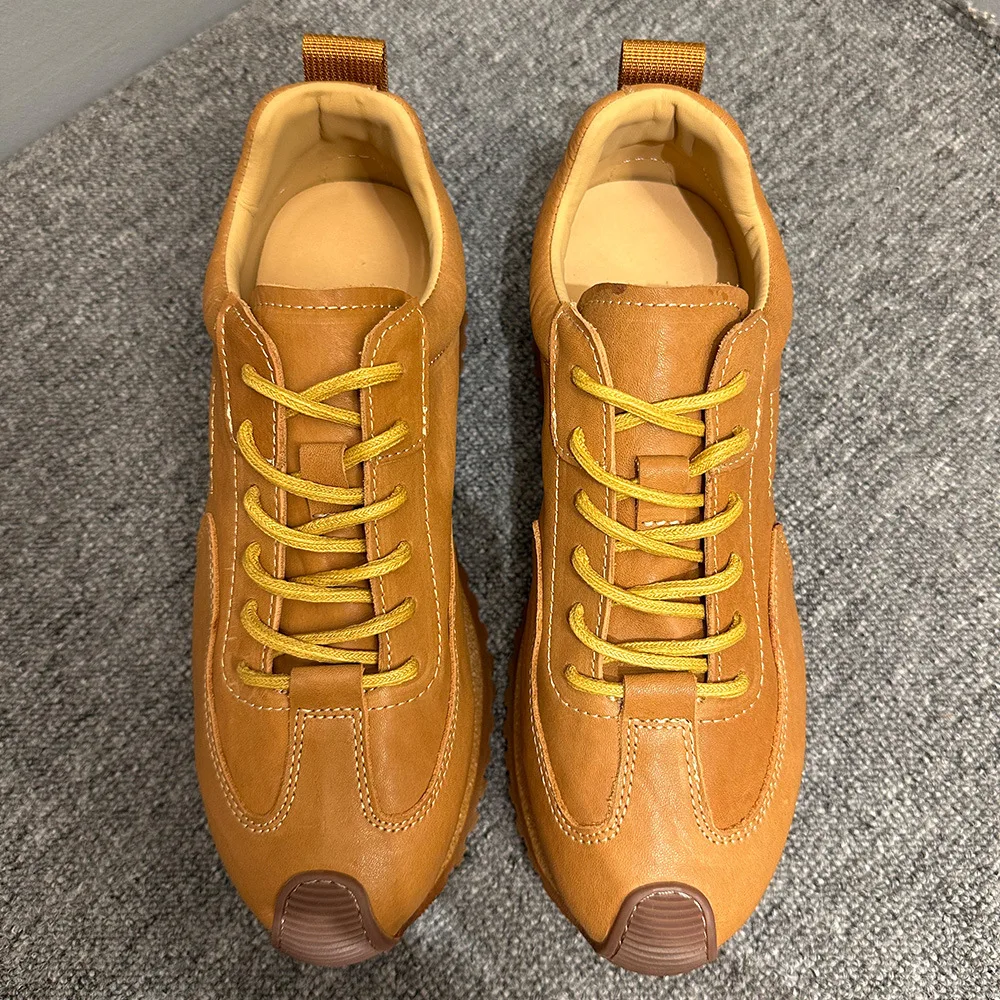 UNITYPUREMAX™ Shell Cordovan Leather Sneakers – Retro Lightweight Shock-Absorbing Training Shoes 2
