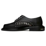 UNITYPUREMAX™ Black Round Toe Metal Buckle Strap Loafers for Men | Retro Luxury Casual Slip-On Shoes 4