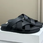 UNITYPUREMAX™ Braided Calfskin Leather Summer Sandals – Slip-On Beach Slippers 2