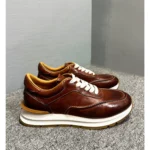 UNITYPUREMAX™ Handmade Horsehide Leather Sneakers – Breathable Retro Casual Shoes for Men 5
