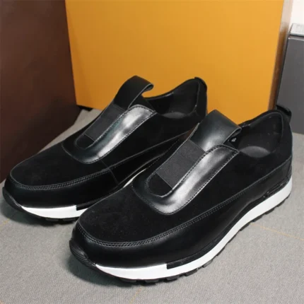 UNITYPUREMAX™ Men’s Casual Genuine Leather Slip-On Shoes – Breathable Bling Handmade Fashion Sneakers 1