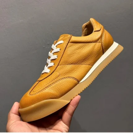 UNITYPUREMAX™ Men’s Classic Cowhide Leather Sneakers – Trendy Casual Running & Board Shoes 2