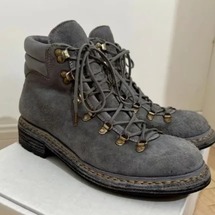 UNITYPUREMAX™ Handmade Suede Riding Mid-Calf Boots for Men 2