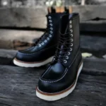 UNITYPUREMAX™ Vintage Handmade Genuine Leather Mid-Calf Motorcycle Boots 5