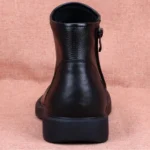 UNITYPUREMAX™ High-Top Genuine Leather Side-Zip Combat Boots for Men 4