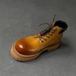 UNITYPUREMAX™ British Style Retro Genuine Brown Leather Ankle Boots – Thick-Sole Outdoor Work & Desert Boots