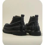 UNITYPUREMAX™ Genuine Leather High-Top Work Boots – Chunky Anti-Slip Sole Rugged Casual Boots for Men 5