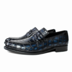 UNITYPUREMAX™ Crocodile Genuine Leather Loafers for Men - Luxury Hand-Stitched Slip-On Dress Shoes