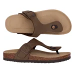 UNITYPUREMAX™ Women’s Cork Footbed Leather Mule Sandals – Arch Support Summer Slides 3