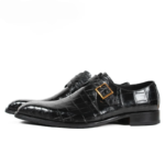 UNITYPUREMAX™ Crocodile Leather Handmade Men Dress Shoes – Genuine Leather Casual Business Shoes