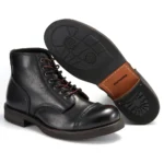 UNITYPUREMAX™ Precision Stitch Vegetable-Tanned Leather Riding Boots – Handmade Retro Ankle Boots for Men 4