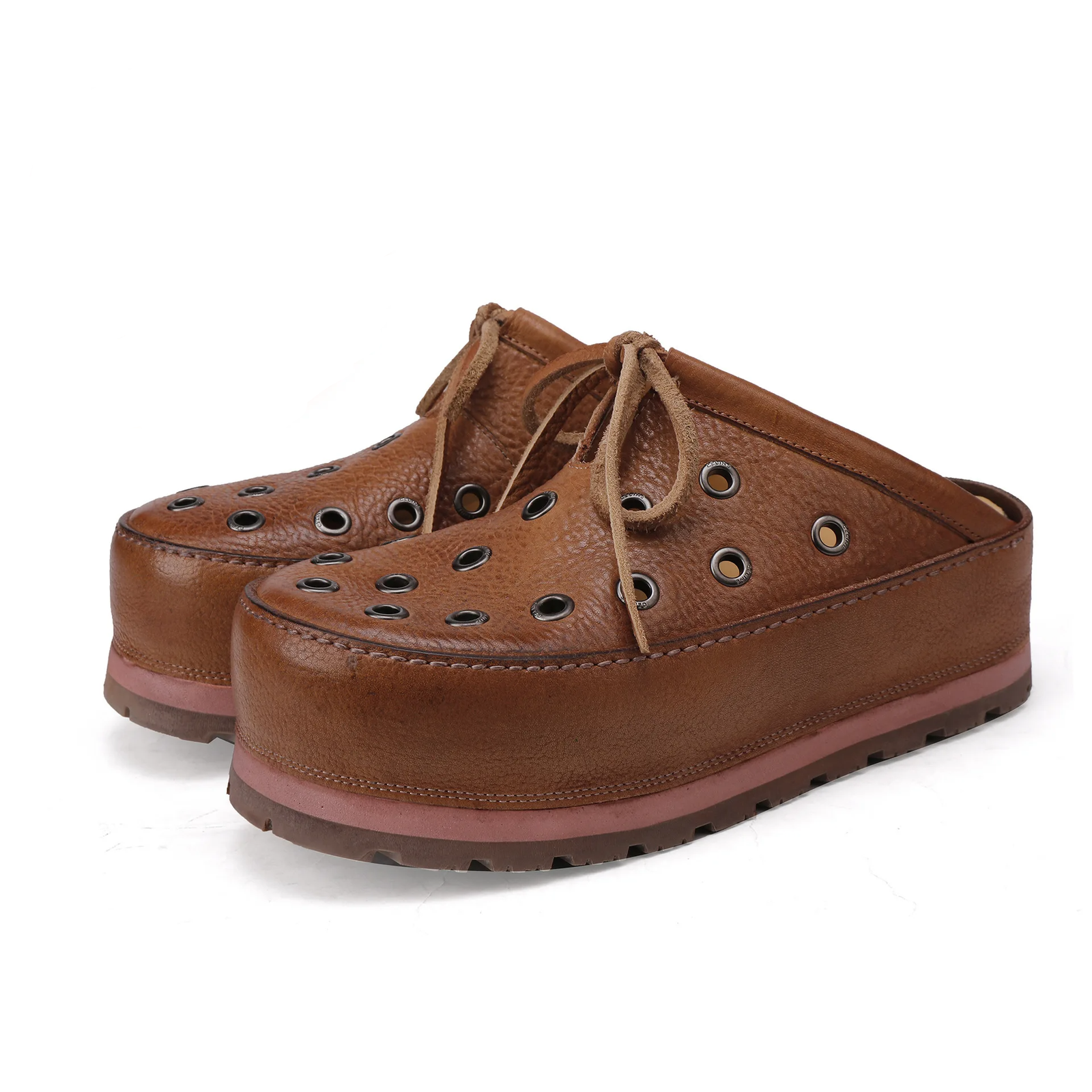 UNITYPUREMAX™ Genuine Leather Mary Jane Platform Wedge Flats – Minimalist Hidden Heel Comfort Shoes for Women