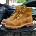 UNITYPUREMAX™ British Style Genuine Leather Motorcycle Boots – Waterproof Thick Sole Ankle Boots for Men 4