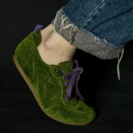 UNITYPUREMAX™ Cow Suede Leather Shoes – Mary Jane Platform Wedge Flats 3